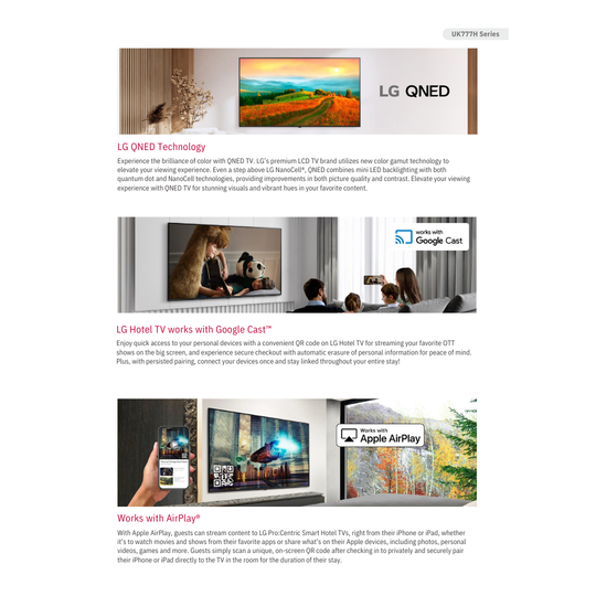 Weatherloc® treated Weatherproof Commercial Smart TV LG UK777H