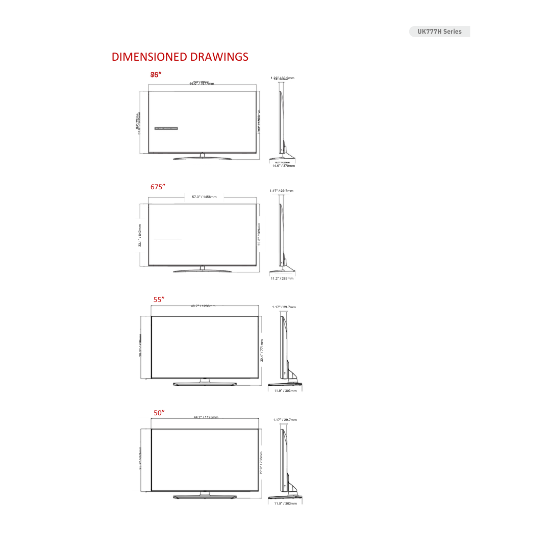 Weatherloc® treated Weatherproof Commercial Smart TV LG UK777H