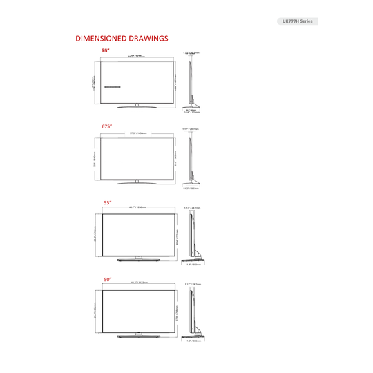 Weatherloc® treated Weatherproof Commercial Smart TV LG UK777H