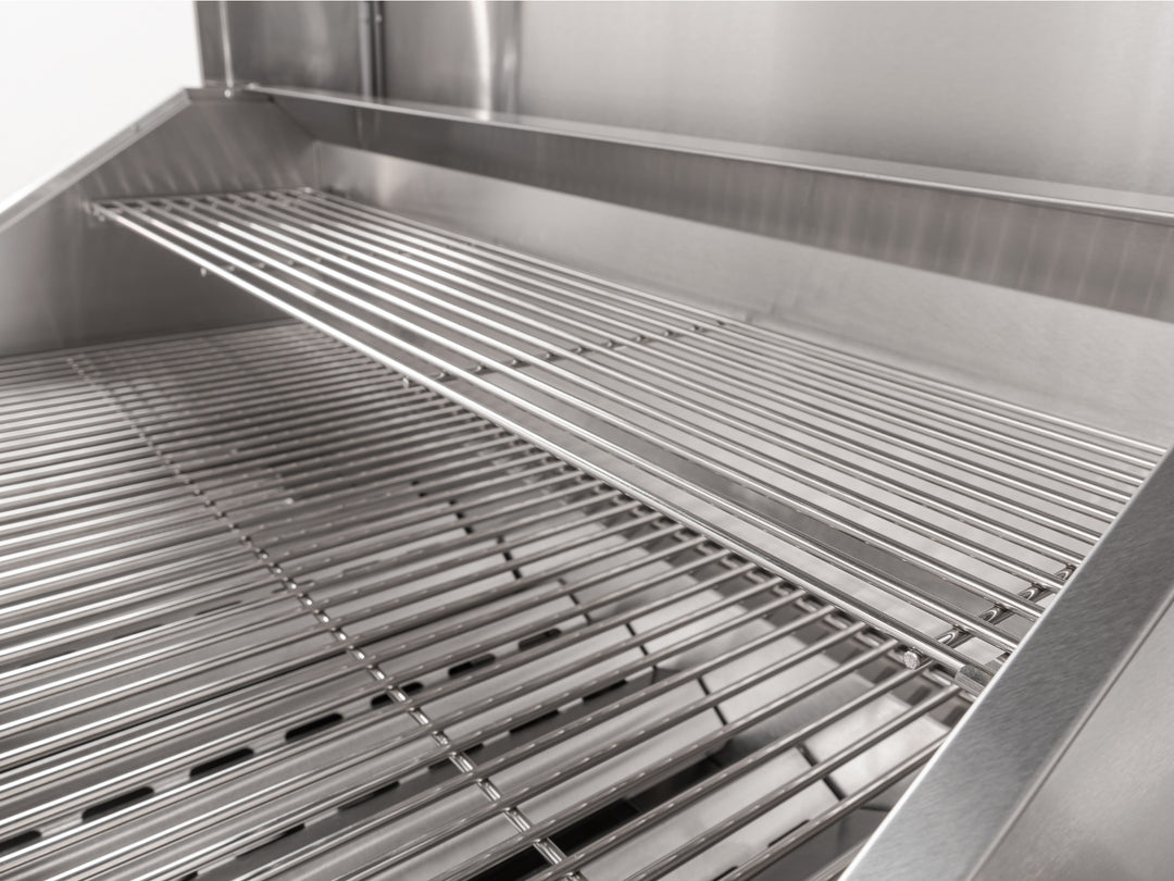 Outdoor Kitchen in Classic Grove Finish with Performance Grill 6 Piece Set with Fridge and Sink and Outdoor TV