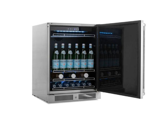 Outdoor Kitchen in Classic Grove Finish with Performance Grill 7 Piece Set and Outdoor TV