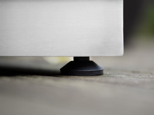 Outdoor Kitchen in Classic Grove Finish with Performance Grill 5 Piece Set with Sink and Outdoor TV