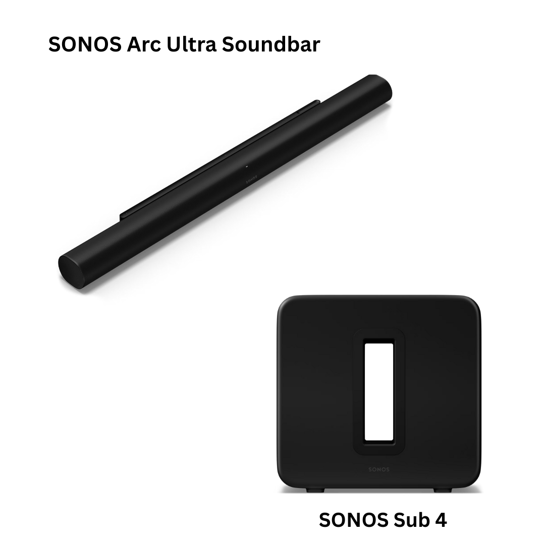 weatherloc treated Sonos Arc Ultra Soundbar Black