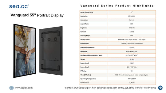 Vanguard Series Outdoor Display