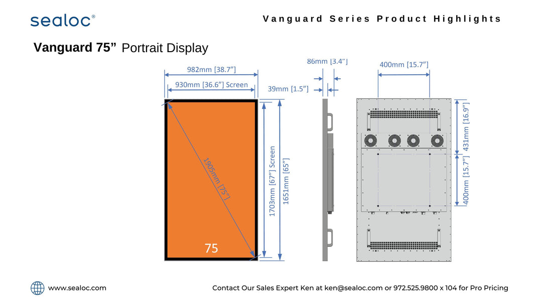 Vanguard Series Outdoor Display