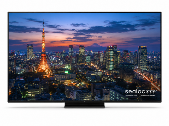 weatherloc® treated TCL QM7K Series 55"-115" QD-Mini LED QLED 4K UHD Smart TV with Google TV