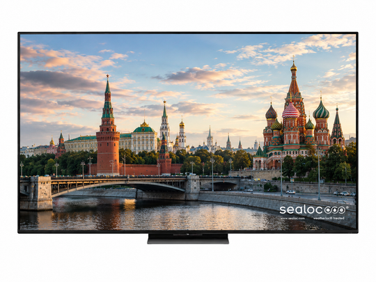 weatherloc® treated TCL QM8L Series 4K UHD HDR SQD-Mini LED 4K TV with Google TV 65"-98" (2026)