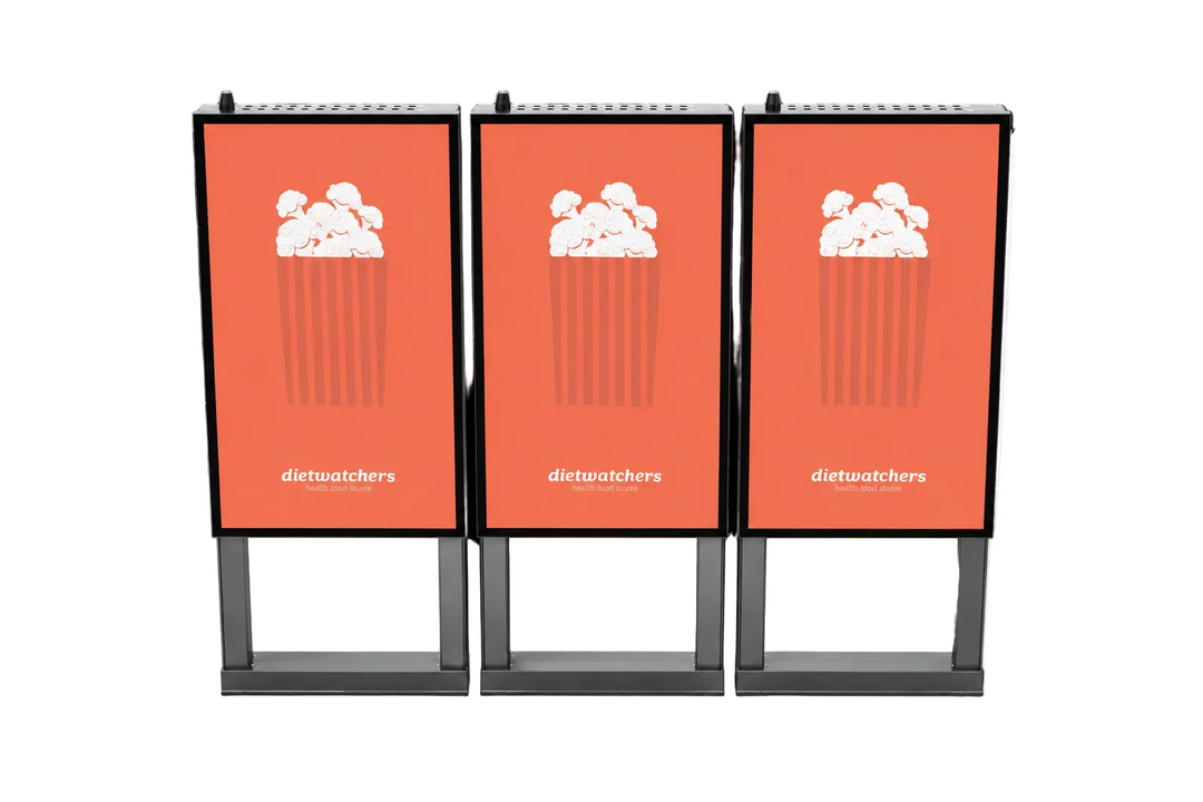 Placard VS Portrait Triptych Floor Standing Kit