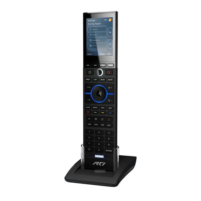 Custom weatherloc Treatment for RTI T2i Universal Remote and Charging Dock