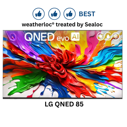 weatherloc® treated LG QNED evo AI 4K Smart TV QNED85