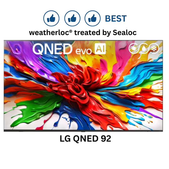 weatherloc® treated LG QNED evo AI 4K Smart TV QNED92