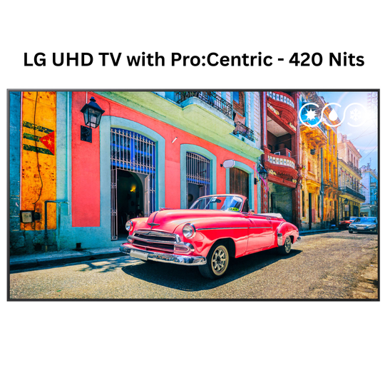 Weatherloc® treated Weatherproof Commercial Smart TV LG UK777H