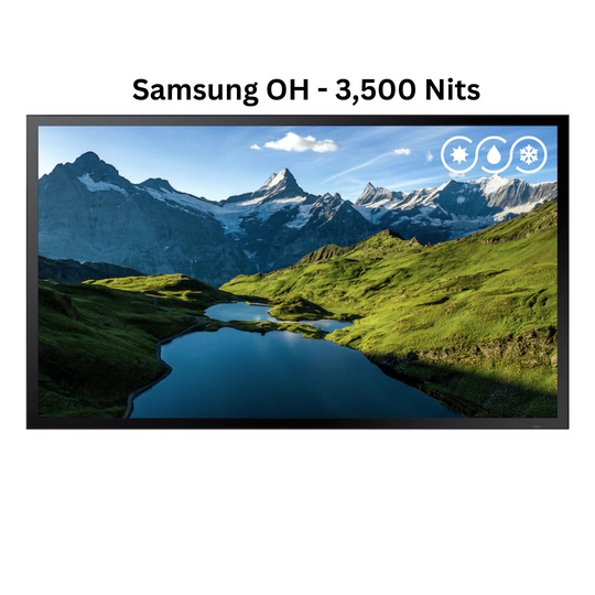 Weatherloc® treated Weatherproof Outdoor Display - Samsung OH Series