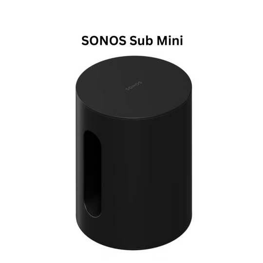 weatherloc treated Sonos Sub Mini Black