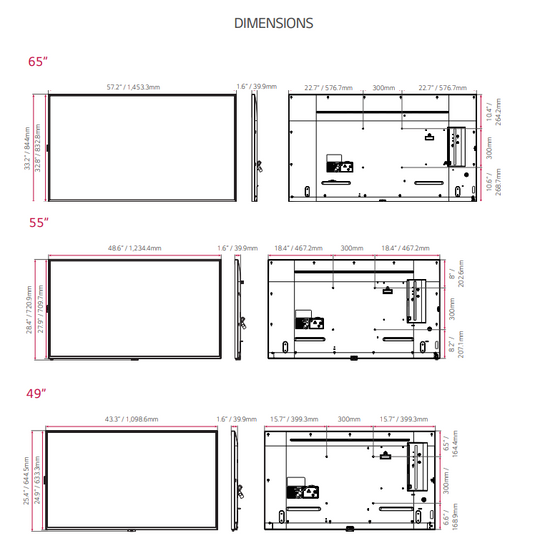 sealoc weatherloc™ Outdoor Commercial Display LG UH7F